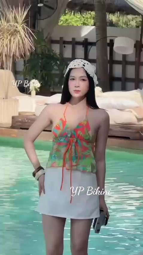 YP Bikini . Áo cổ yếm nữ hở lưng khoe dáng gợi cảm đi biển , đi dạo phố | BigBuy360 - bigbuy360.vn