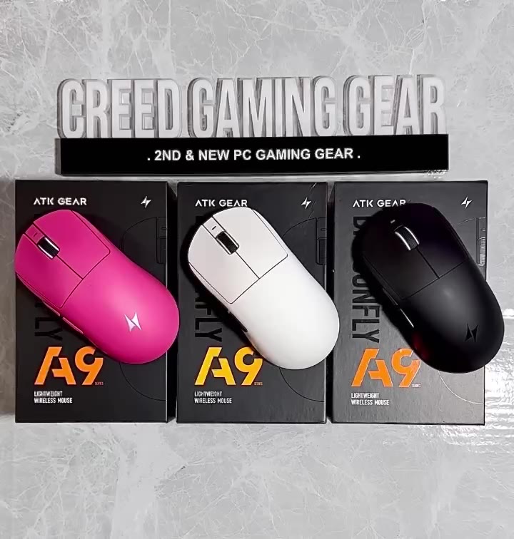 BH12t Hãng-Chuột chơi game không dây nhẹ VGN ATK Dragonfly A9 Ultimate/ Air /Ultra/Pro max/Pro/Plus- CreedShop | BigBuy360 - bigbuy360.vn