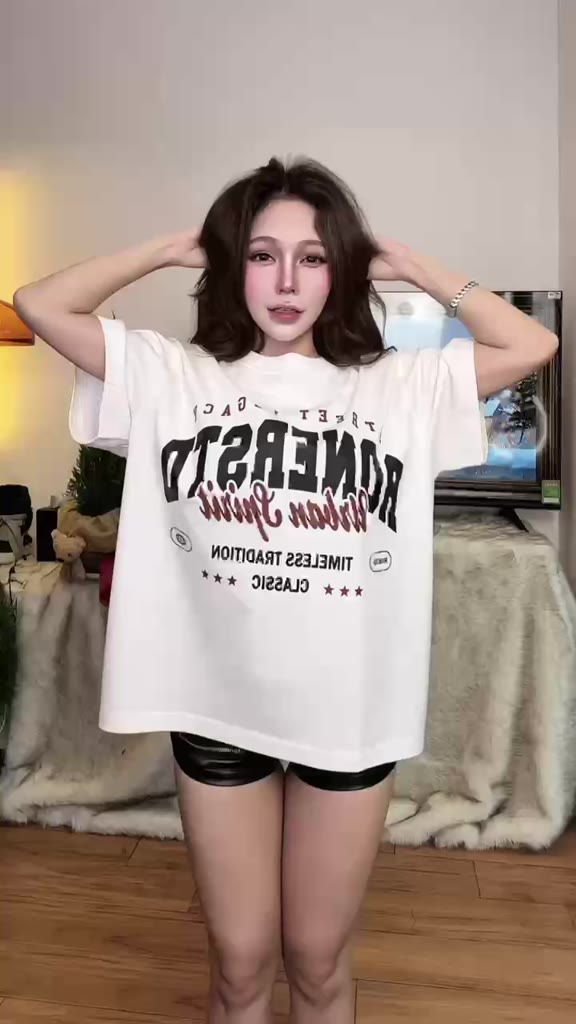 Áo thun BOXY Local Brand THE RONER "Spirit" 100% Cotton Form Rộng Nam Nữ Unisex | BigBuy360 - bigbuy360.vn