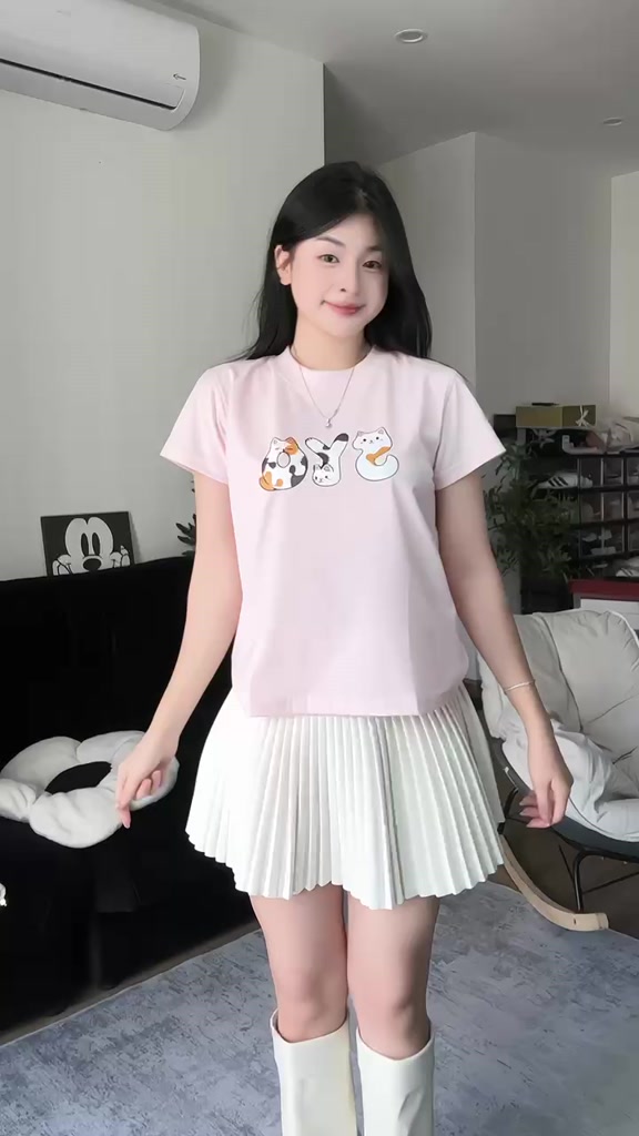 Áo Baby Tee 8YO KITTY Cotton Mềm Mịn Mát - Áo Baby Tee Local Brand Chính Hãng | BigBuy360 - bigbuy360.vn