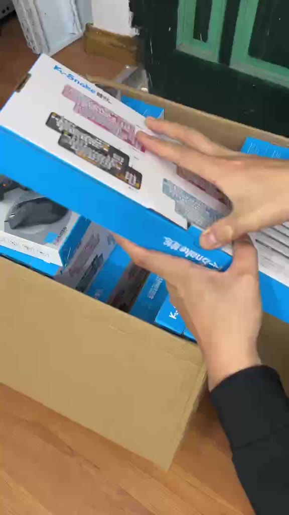 Combo Bàn Phím & Chuột Cute K-Snake K2 Pro– Gõ Êm, Không Tiếng Ồn | BigBuy360 - bigbuy360.vn