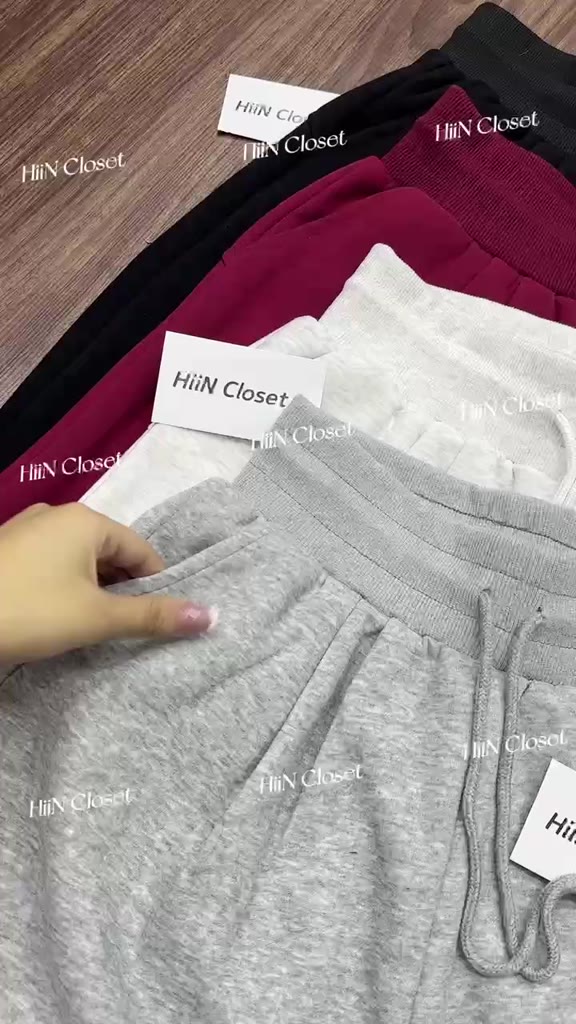 Quần Suông nữ ống rộng cạp cao bo chun - hack eo siu nhỏ - Quần suông nỉ 2 da xếp ly HiiNCloset -145 | BigBuy360 - bigbuy360.vn
