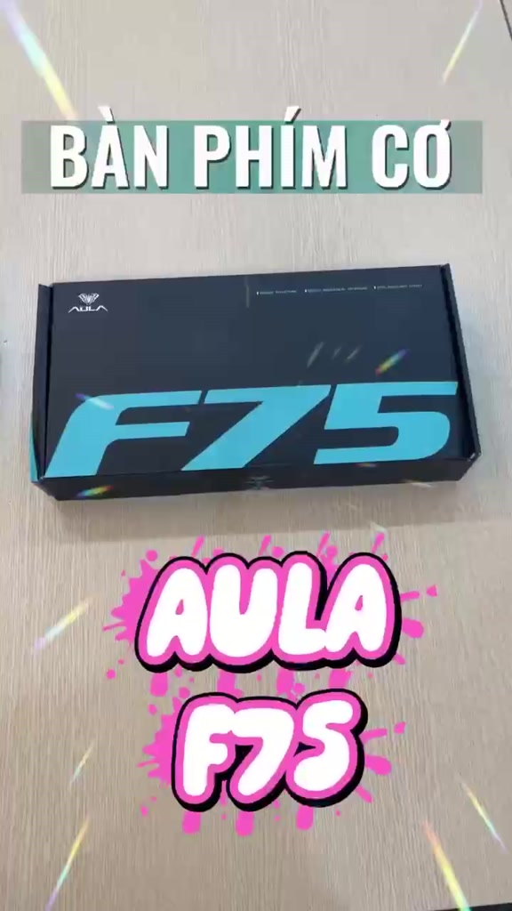 Bàn phím cơ gaming AULA F75 (Hot-Swap 5 pin / Multi-LED) Chính hãng | BigBuy360 - bigbuy360.vn