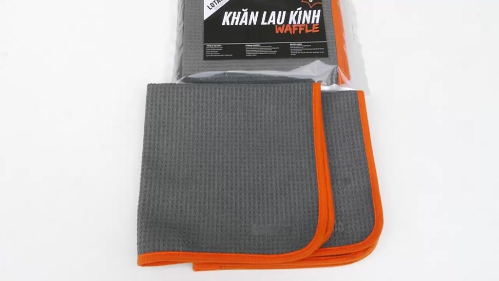 Khăn lau kính ô tô WAFFLE dòng cao cấp không để lại vệt LOTACO 40 x 40 cm không xướt kính | BigBuy360 - bigbuy360.vn