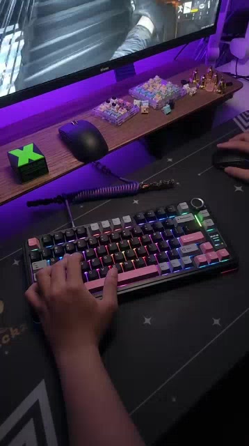 Bàn Phím Cơ Không Dây Aula S75 Pro - Có Màn Led Tùy Chỉnh - Led RGB Xuôi - 3 Mode Kết Nối Tiện Lợi | BigBuy360 - bigbuy360.vn