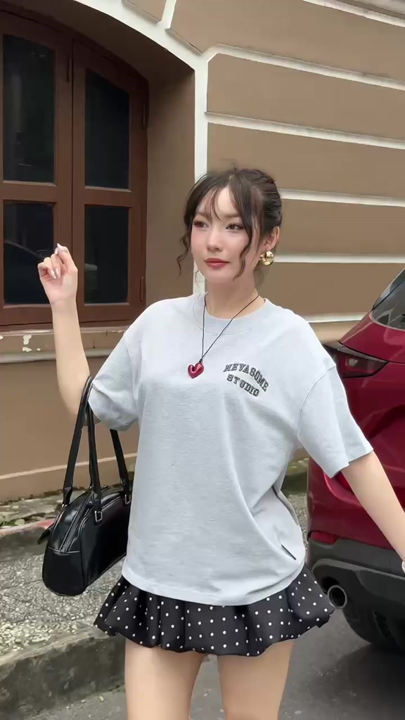 Áo Thun Studio Boxy Tee Nevasome Thêu Nổi Cotton 250gsm Local Brand Tay Lỡ Form Boxy Rộng Nam Nữ | BigBuy360 - bigbuy360.vn