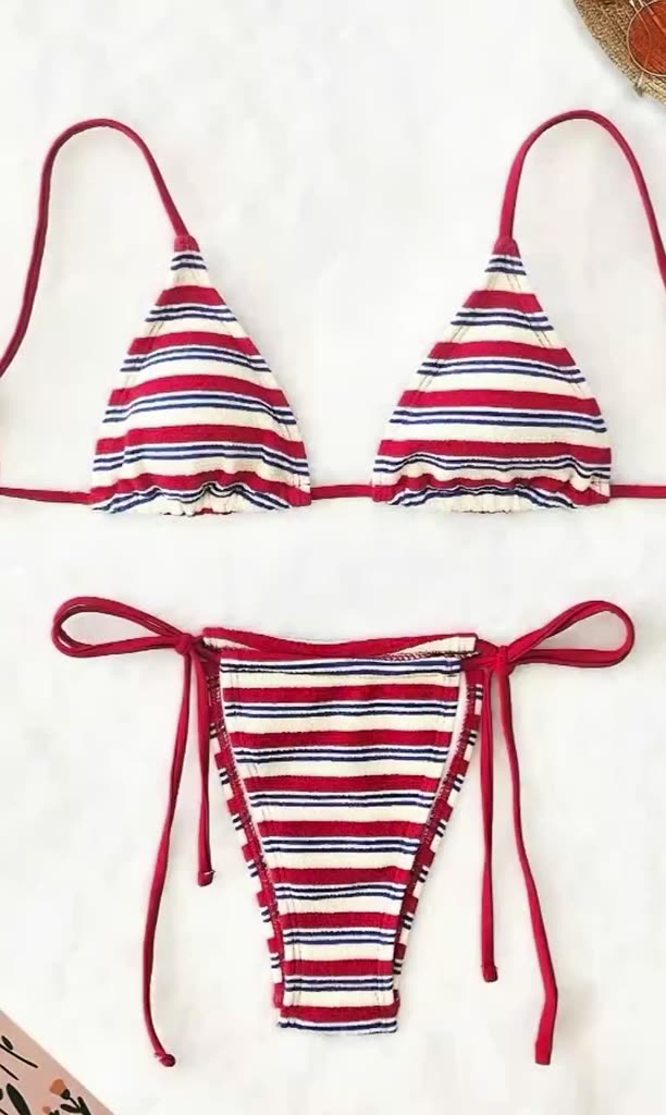 Bộ Bikini Sọc Ngang Thời Trang Nữ [hoả tốc] sẵn hàng | BigBuy360 - bigbuy360.vn