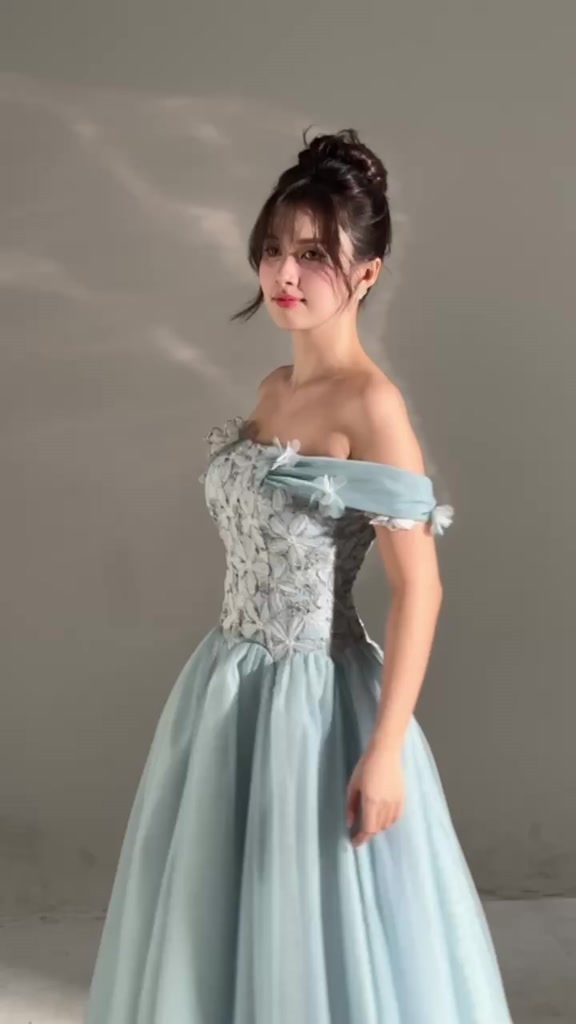 TIELA Đầm váy dài kết hoa-Lilla Dress | BigBuy360 - bigbuy360.vn