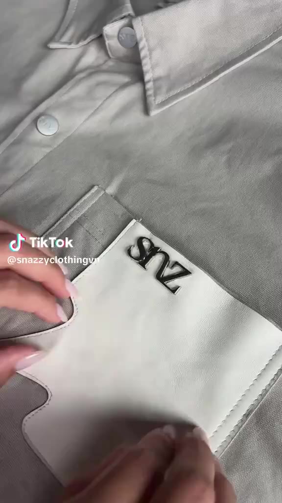 Áo Sơ Mi Oversized SNAZZY Unisex Chất Liệu Denim Chính Hãng - SHEEP BUTTON UP | BigBuy360 - bigbuy360.vn