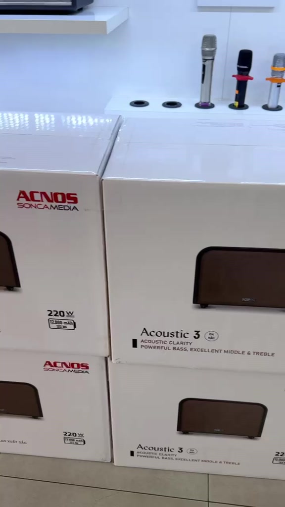 Loa Karaoke Di Động ACNOS ACOUSTIC 3 Chính Hãng - 220W Bass Sub 25cm, Bảo Hành 12 Tháng, 1 Đổi 1 Trong 30 Ngày | BigBuy360 - bigbuy360.vn