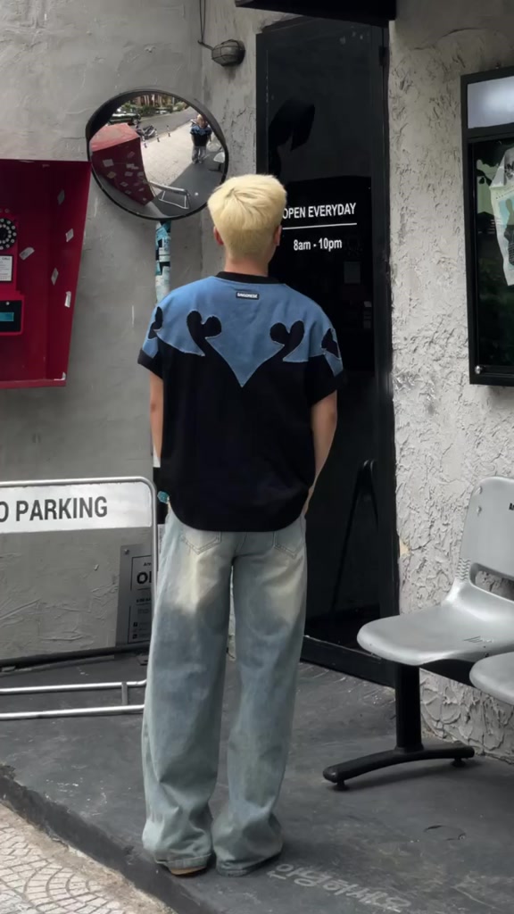 Áo Thun SAIGONESE Phối Jean Form Boxy Unisex Nam Nữ 2 Màu - AT04SG | BigBuy360 - bigbuy360.vn