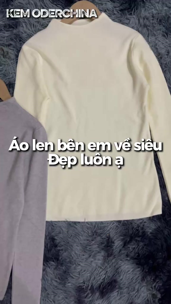 【Sẵn +Kèm Ảnh Shop】Áo Len Nữ Cổ Cao Giữ Nhiệt ,Áo Len Tăm Mềm Mịn Loại 1 Đẹp | BigBuy360 - bigbuy360.vn