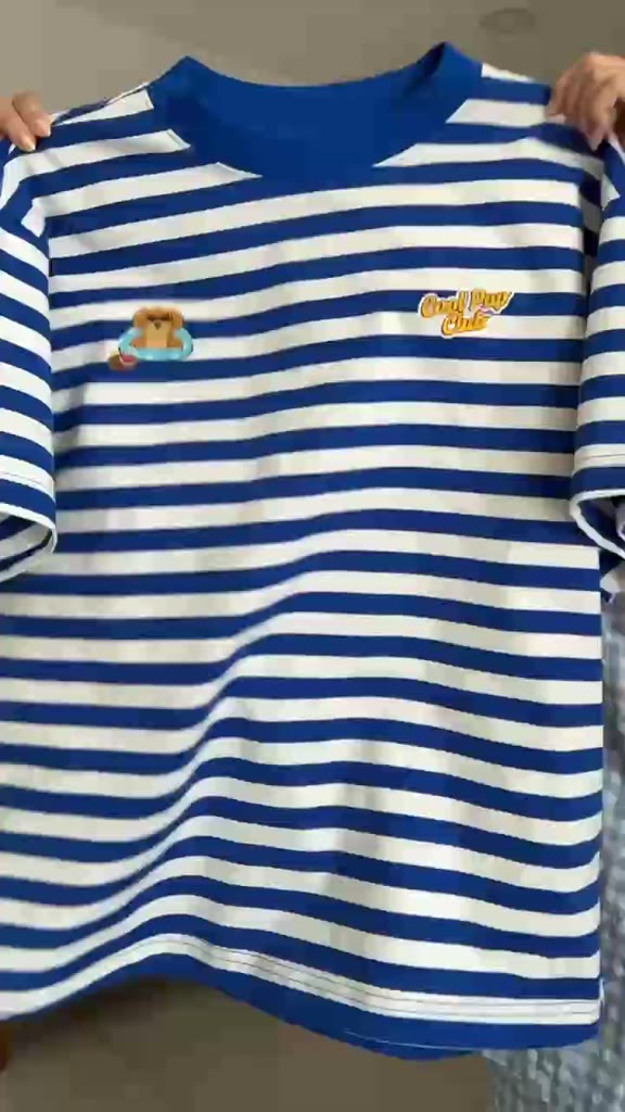 Áo Thun Boxy Sọc Ngang Cool Pup Club Local Brand Homiesstu, Áo Nam Nữ Unisex Menswear Hot Trend 2025 | BigBuy360 - bigbuy360.vn