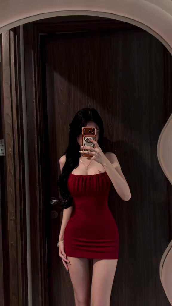 Xuongmaytini - Đầm Body 2 Dây Sợi Bún Nhún Ngực Tôn V1, Chất Thun Rip Trung Mỏng Nhẹ, Không Nóng _Xưởng MayTí Ní_B11 | BigBuy360 - bigbuy360.vn