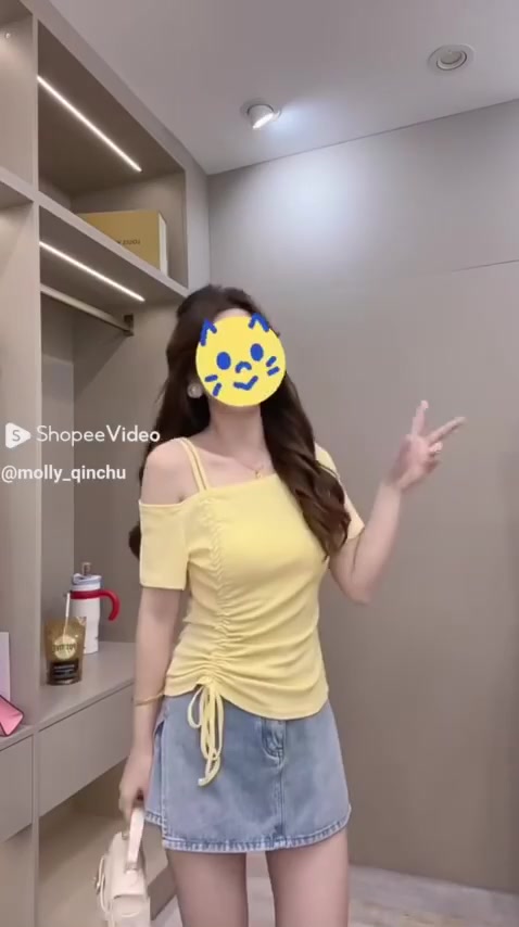 Áo nữ ôm dây rút CHẤT THUN DÀY ĐẸP dáng ôm sang chảnh A91 | BigBuy360 - bigbuy360.vn