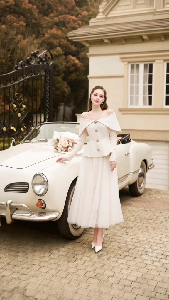 Lana Skirt | Chân váy nữ voan midi dáng dài H.I.U Fashion | thiết kế ly bay bồng bềnh 3 lớp thanh lịch HIU design | BigBuy360 - bigbuy360.vn