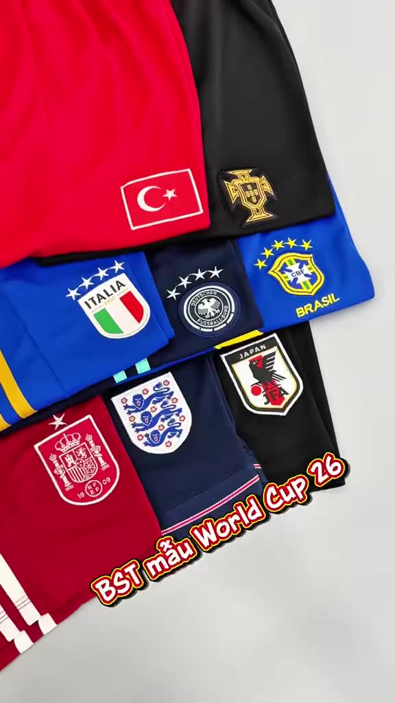 Quần Áo Bóng Đá Đội Tuyển WorldCup2026 Thun Mè Cao Cấp Thoáng Khí Thể Thao Đương Đại | BigBuy360 - bigbuy360.vn