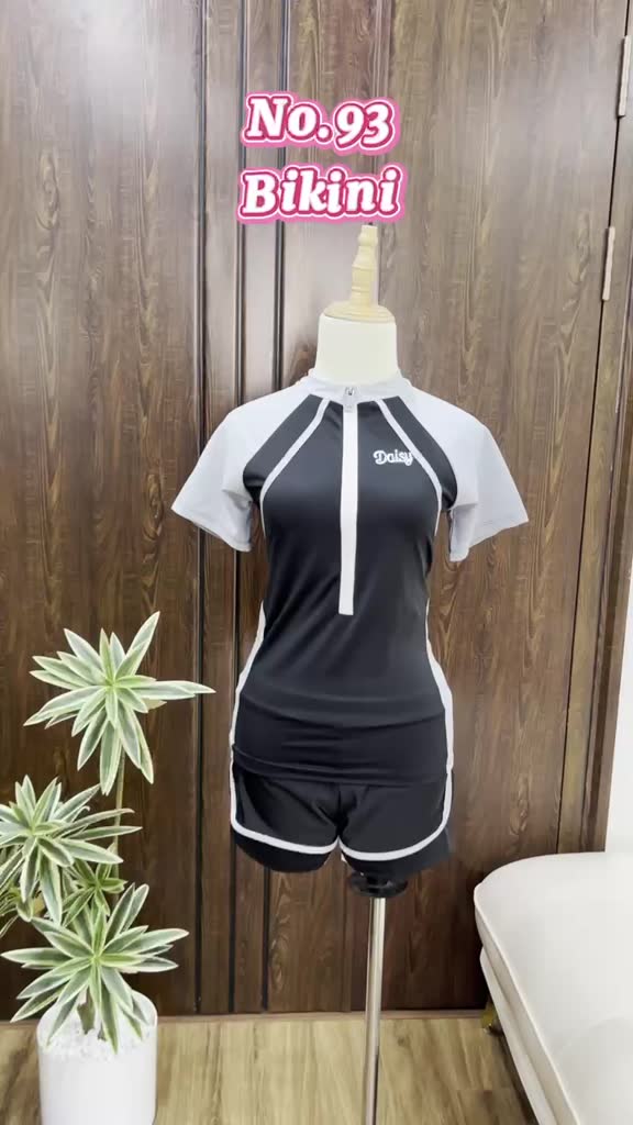 Quần áo bơi nữ Bikini 2 mảnh kín đáo CAO CẤP che khuyết điểm cộc tay quần đùi áo tắm nữ đi biển mùa hè bigsize dày đẹp | BigBuy360 - bigbuy360.vn