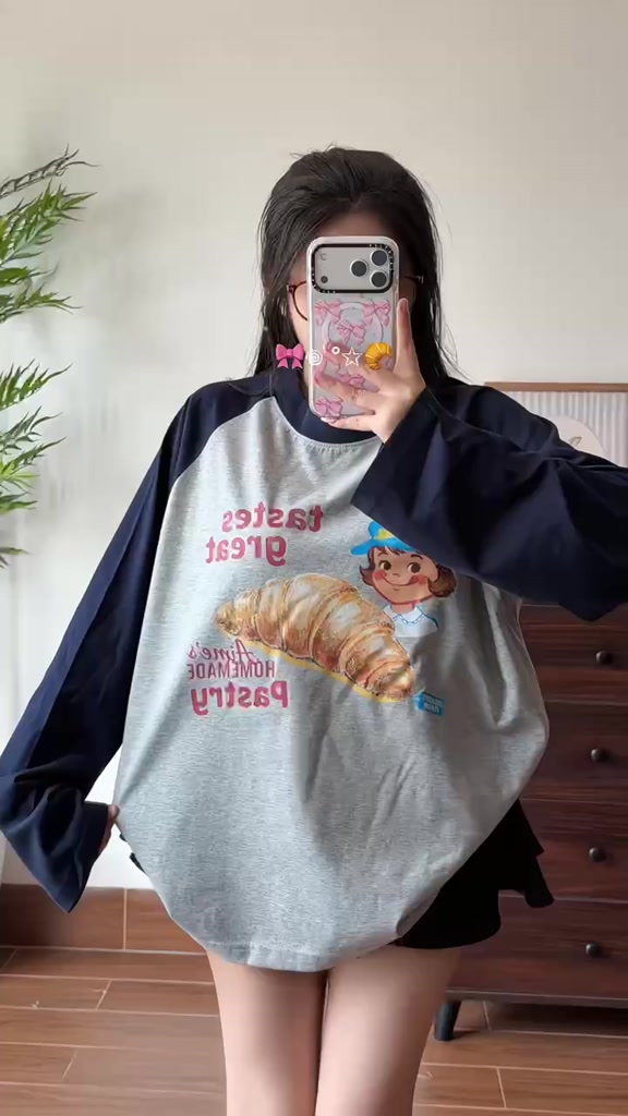 [Ver6] Áo Thun Tay Dài Raglan Cotton Long Sleeve Sọc Boxy AIMÉ Form Rộng Cổ Tròn Unisex Nam Nữ Basic Áo Mùa Hè | BigBuy360 - bigbuy360.vn