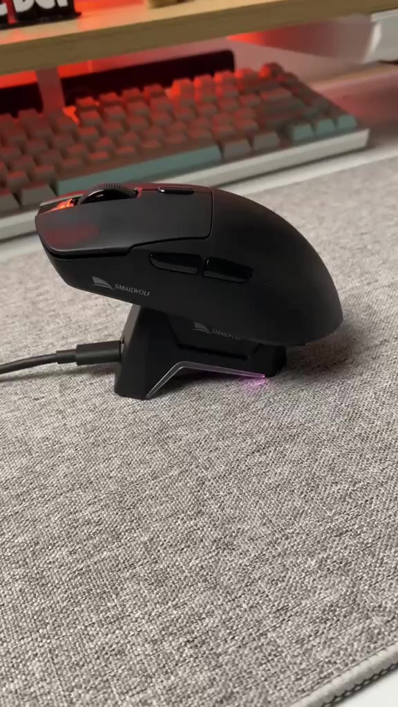 Chuột gaming không dây SMAILWOLF M3 Dock sạc | 3mode kết nối  | Có app chỉnh | BigBuy360 - bigbuy360.vn