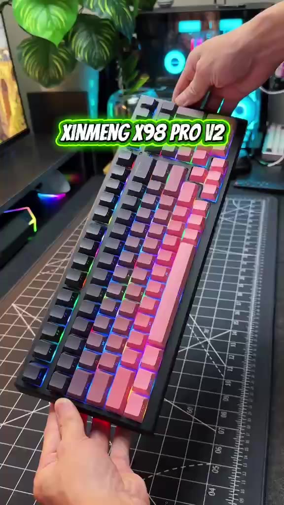 (New) Bàn Phím Cơ không dây XinMeng X98 Pro v2 / 3 Mode - Mạch Xuôi-Hotswap 5 pin-Led RGB-Led Viền-Full Foam | BigBuy360 - bigbuy360.vn
