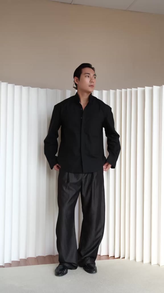 SILIC DARK BALLOON PANT | Quần Đen Jean Lụa Cao Cấp , form cong tôn dáng, chất liệu mềm rũ nhẹ | BigBuy360 - bigbuy360.vn