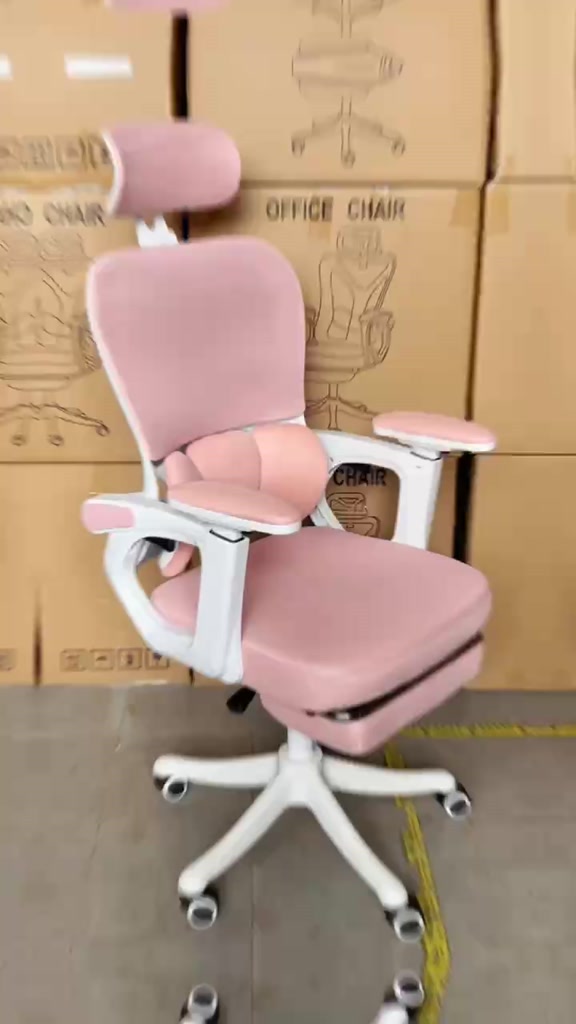 Ghế Công Thái Học {PTS09} Có Gối Đỡ Thắc Lưng, Ngả Lưng 135°, Tay Ghế Chỉnh Đa Chiều, Gác Chân Tiện Lơi, Đệm Vải Cao Cấp | BigBuy360 - bigbuy360.vn