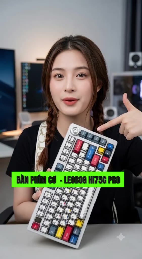Bàn phím cơ  - LEOBOG HI75C PRO - Nhôm - Núm xoay đa chức năng - 3 Mode - RGB mạch xuôi | BigBuy360 - bigbuy360.vn