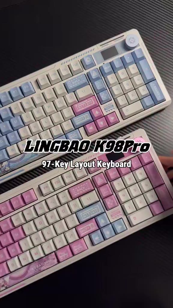 [Hoả tốc] Bàn Phím Cơ LINGBAO K98 Pro 98 Phím | 3 Mode Bluetooth/2.4G/Wired | RGB | Hotswap | Pin Lớn | Gaming Valorant | BigBuy360 - bigbuy360.vn