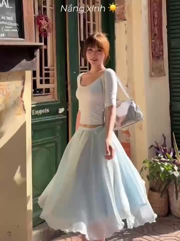 (SẴN) /Thematrix/ Chân váy lửng voan tơ xoè bồng - Chân váy màu pastel phong cách ballet | BigBuy360 - bigbuy360.vn