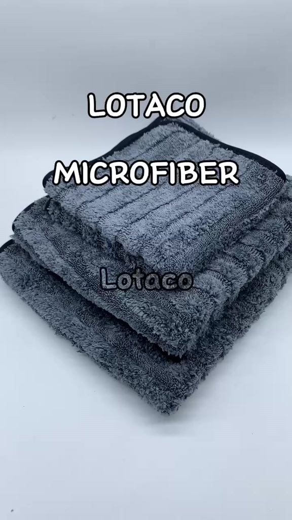 Khăn lau khô ô tô cao cấp HYBRID ( kết hợp 02 kiểu dệt vải) 840,1000 GSM size lớn LOTACO | BigBuy360 - bigbuy360.vn