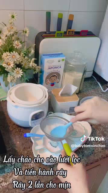 Gạo trắng hữu cơ Japonica Hoa Sữa Food 1Kg nấu cháo/cơm ăn dặm cho bé | BigBuy360 - bigbuy360.vn