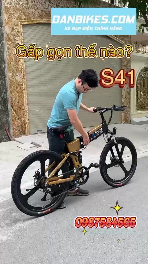 Xe Đạp Điện Thể Thao Gấp Gọn G-Force S41 | G-Force S41 Folding Electric Bike EMTB | BigBuy360 - bigbuy360.vn