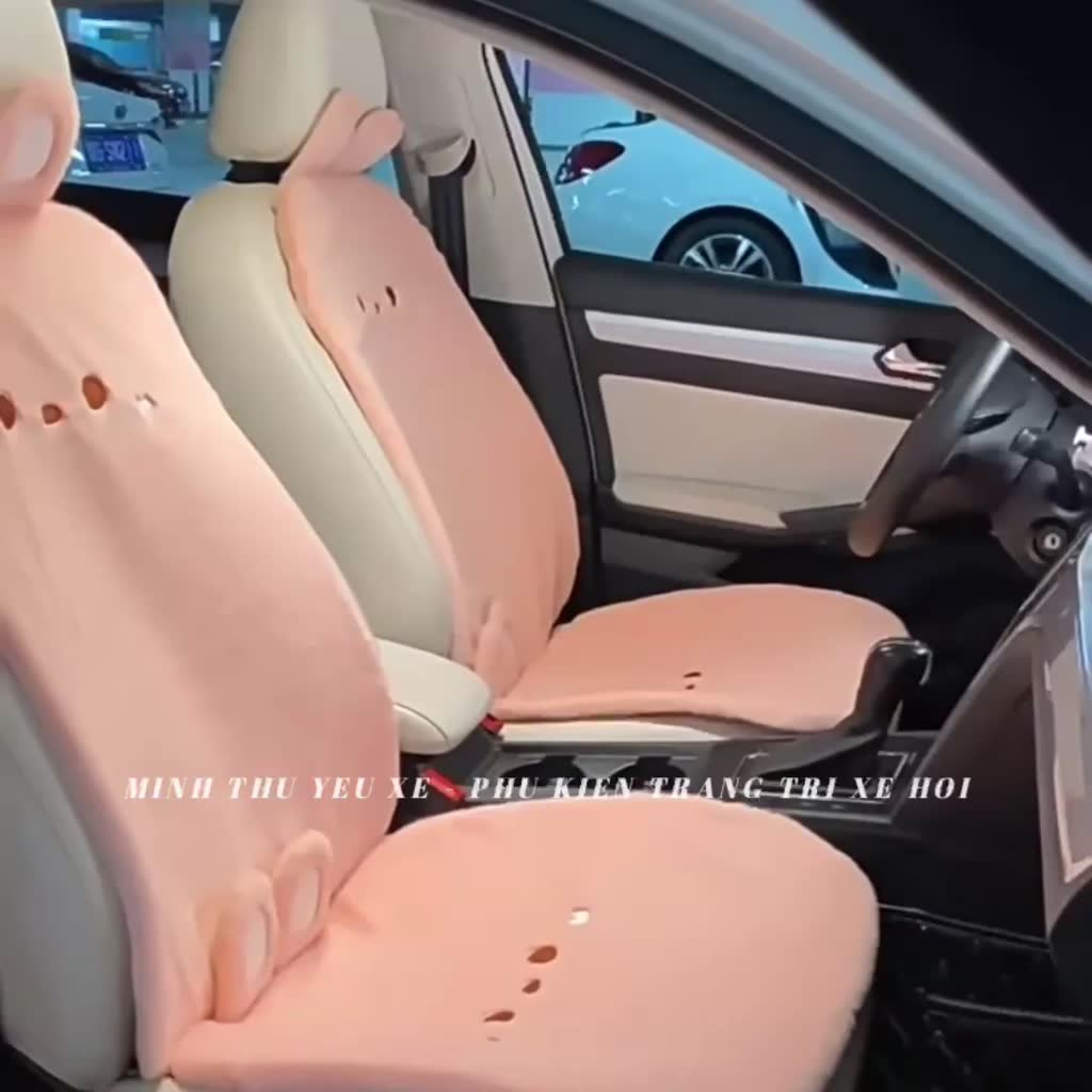 Bộ Gối Tựa Ô Tô-Lót Ghế Ô Tô Gấu Bear Nhung Mịn Sang Trọng Hàng Cao Cấp Trang Trí Xe Hơi Minh Thu Yêu Xe | BigBuy360 - bigbuy360.vn
