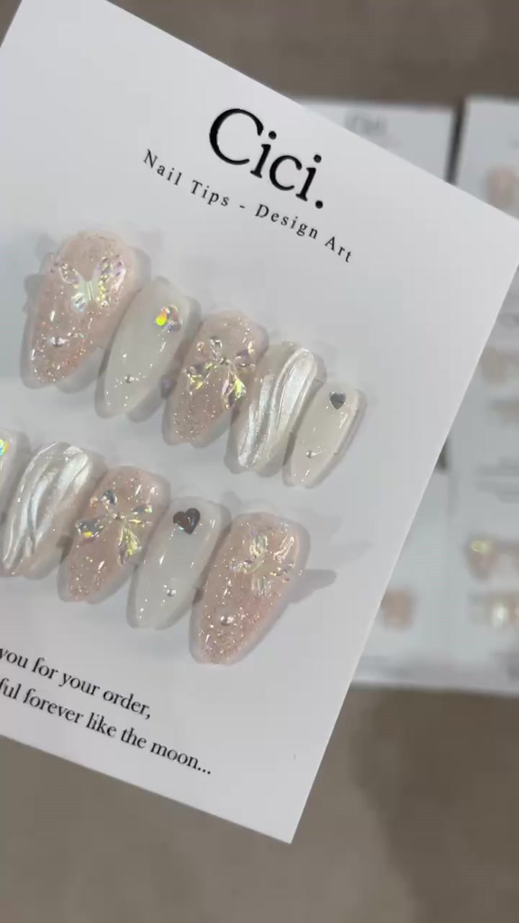 🌷CICI.NAILBOX🌷 Móng Giả Thiết Kế Đính Charm Lấp Lánh Gel Nổi | BigBuy360 - bigbuy360.vn