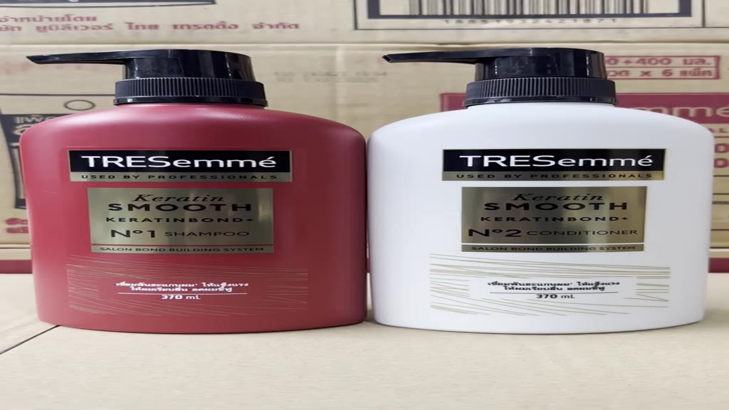 Dầu Gội + Xả Tresemme Thái Lan KERATIN SMOOTH 370ml( Mầu Đỏ) | BigBuy360 - bigbuy360.vn