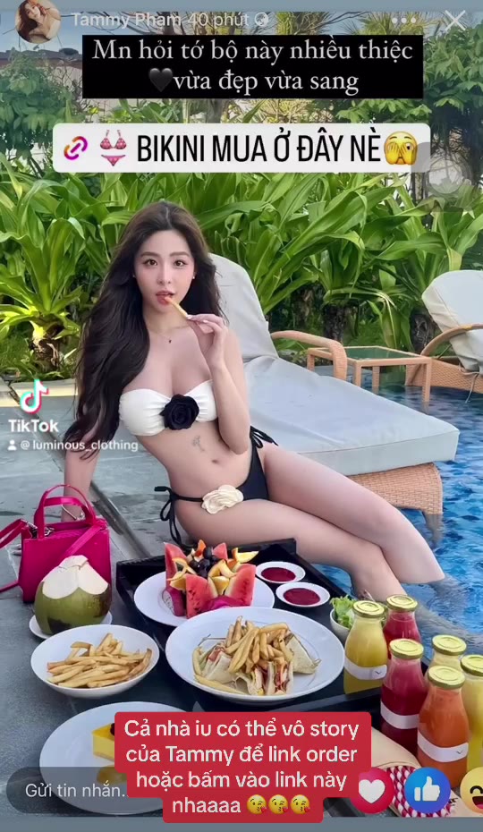 ✨HOẢ TỐC Set Trắng đen - Luminous - Set bikini hai mảnh áo quây quần cột dây đính hoa đi bơi, đi biển du lịch✨ | BigBuy360 - bigbuy360.vn