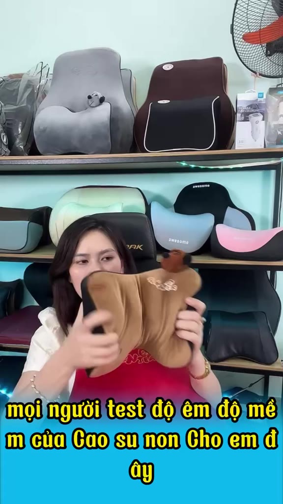 Gối cao su non hàng cao cấp - Tựa lưng cao su non cho ghế ô tô, ghế văn phòng Icaroom | BigBuy360 - bigbuy360.vn