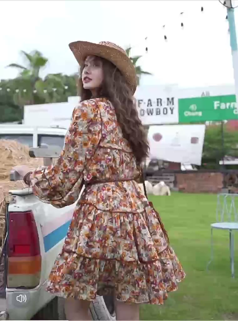 [HÀNG SẴN] Váy / Đầm Hoa Nhí Phong Cách Boho