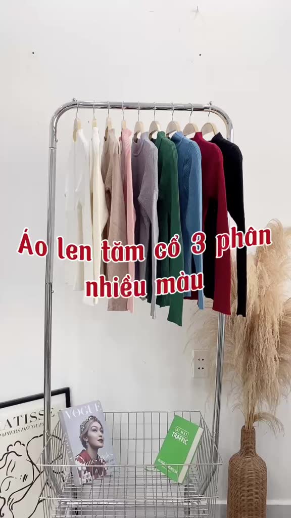 Áo Len Tăm Cổ 3 Phân Giữ Nhiệt Chất Len Mềm Mịn Co Dãn Tốt Nhiều Màu, Labibi | BigBuy360 - bigbuy360.vn