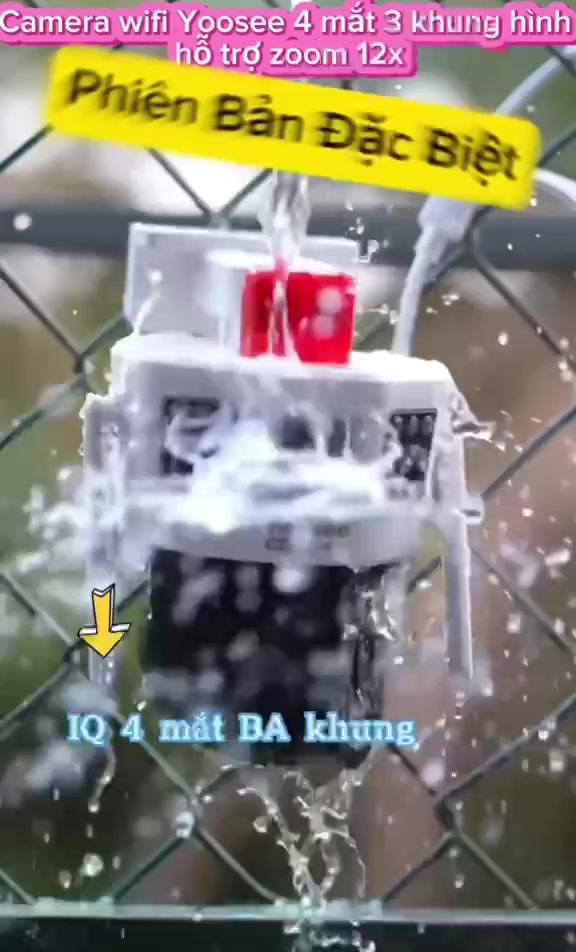 Camera IP YooSee lắp NGOÀI TRỜI - Ultra HD Siêu nét 8.0Mpx - 3 mắt 3 khung hình Q928 | BigBuy360 - bigbuy360.vn