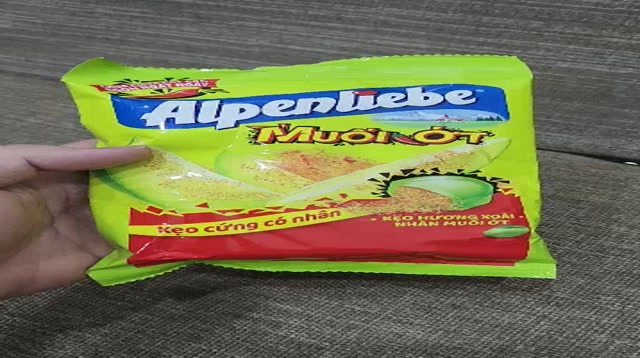 Gói 84.1gr kẹo Alpenliebe Xoài Muối Ớt siêu thần thánh hot hit