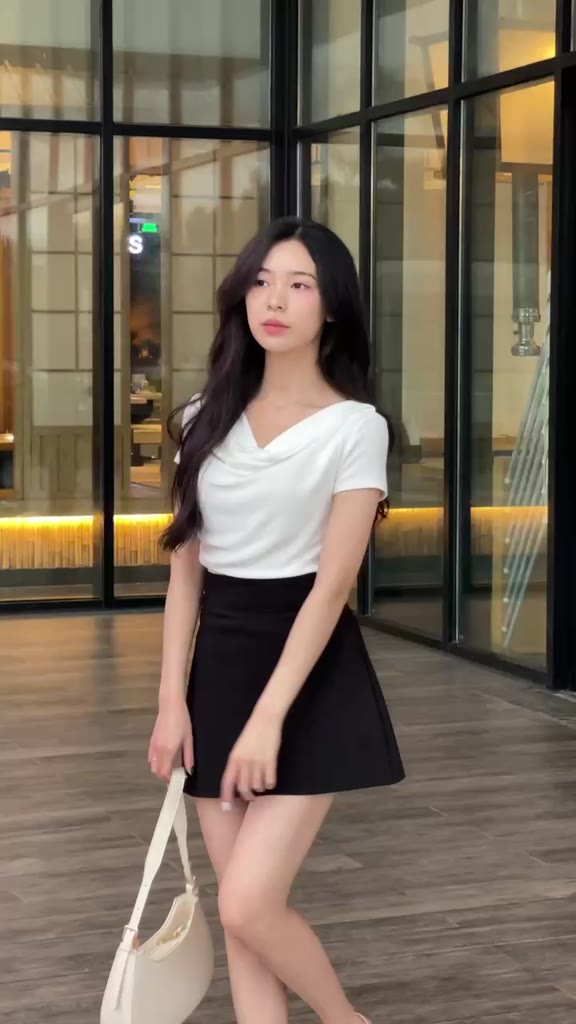 Áo Thun Cotton Giãn Cổ Đổ Ngắn Tay INNO, Áo Kiểu BIGSIZE Nhún Eo TA-184 | BigBuy360 - bigbuy360.vn