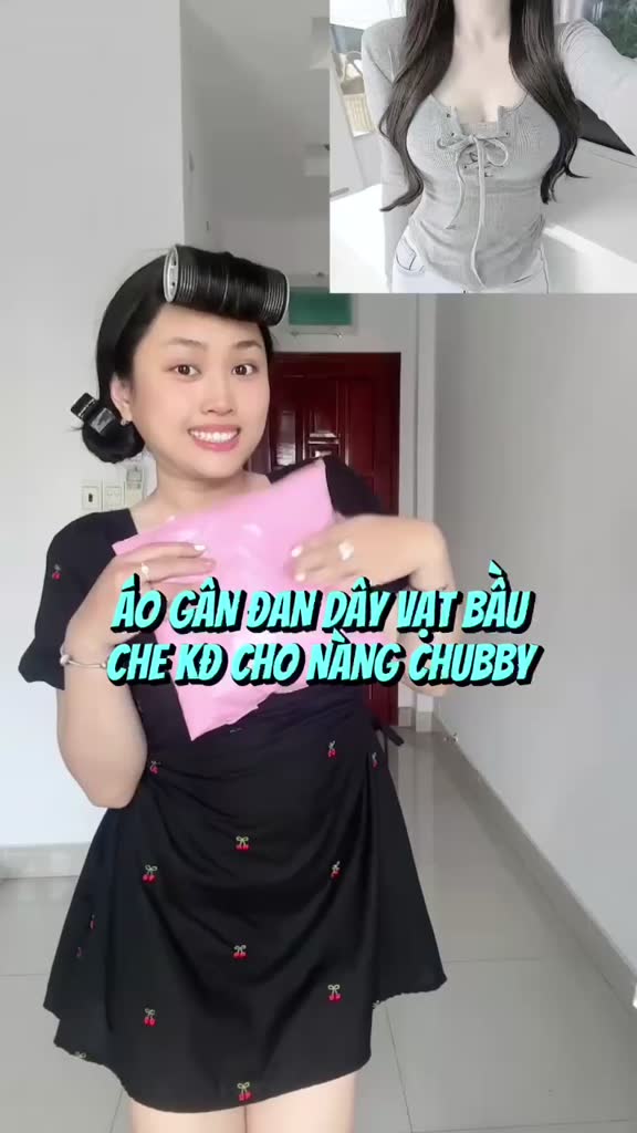 Áo croptop body tay dài bigsize 45-92kg, áo thun bigsize đan dây trươc ngực AT32 - Kim Fashion | BigBuy360 - bigbuy360.vn