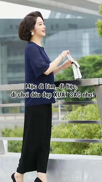 Áo Trung Niên Nữ A771, Kiểu Áo Trung Niên Cổ Tàu thêu Hoa Mai Đẹp Trang Nhã | Thời Trang NP Clothing | BigBuy360 - bigbuy360.vn