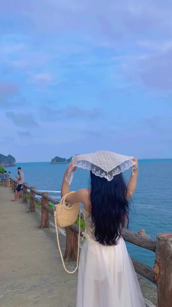 Khăn trùm đầu đi biển, khăn trùm đầu hình tam giác chất liệu đẹp Loại 1, băng đô cho nàng đi biển, đi du lịch xinh xắn | BigBuy360 - bigbuy360.vn