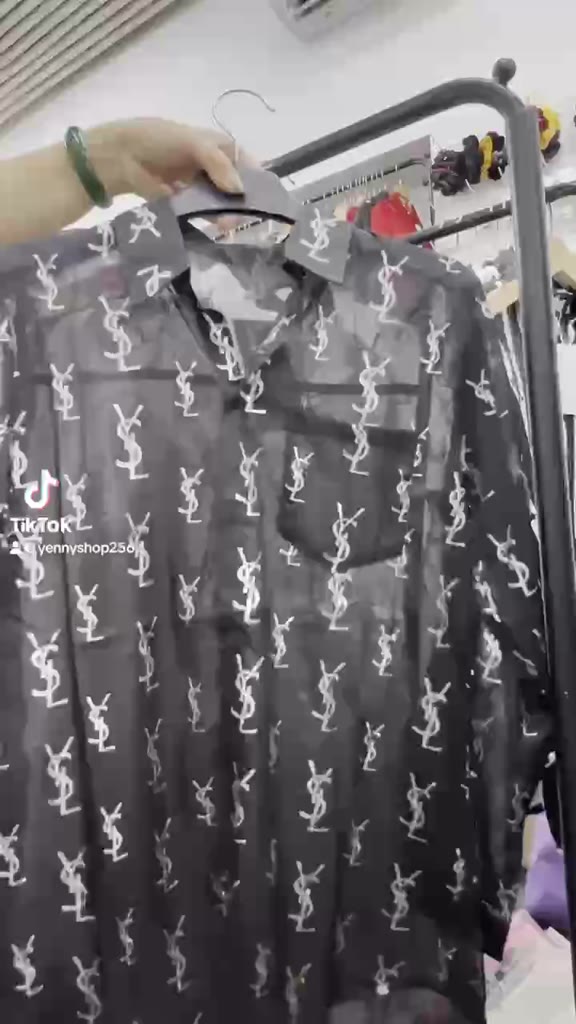 Áo Sơ Mi Nữ Sang Chảnh, Sơ Mi Nữ Tay Dài Xuyên Thấu Chất Vải Tơ Nhũ Mỏng Chữ X Sang Chảnh Cao Cấp Form Rộng Giấu Quần | BigBuy360 - bigbuy360.vn