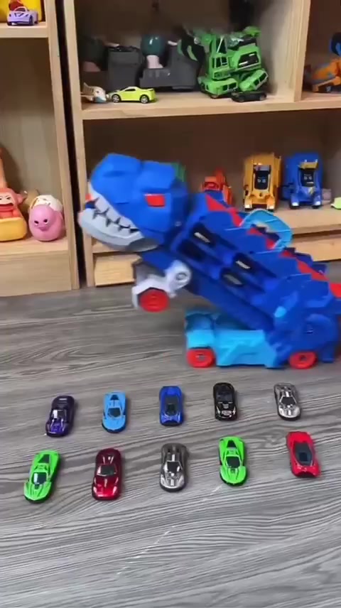 Đồ Chơi Xe Khủng Long Nuốt Ô Tô