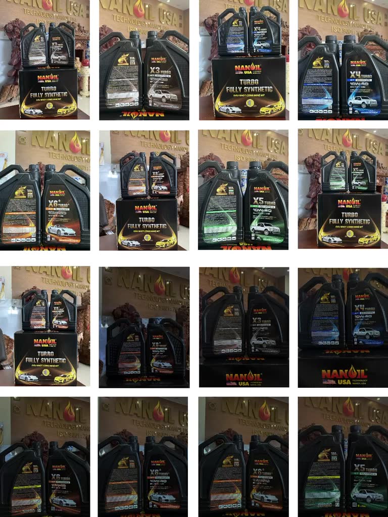 Dầu nhớt xe ô tô, xe tải NANOIL USA 10W40