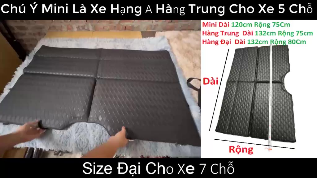 Gợi ý các mẫu đệm ô tô ghế sau VF3 lý tưởng